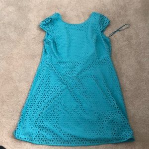 Teal J Crew Dress